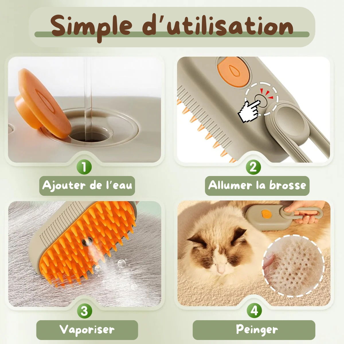 Steam Brush - La brosse innovante